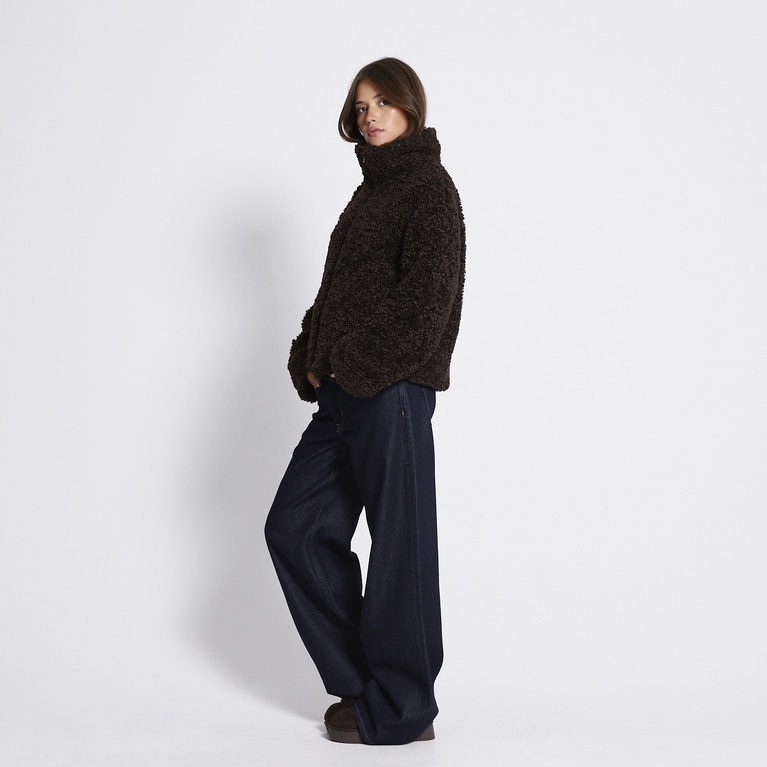 Faux fur jacket "Sandra" Brown